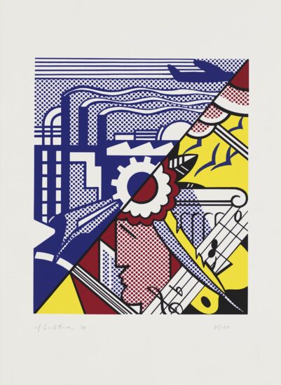 Roy Lichtenstein Screen Print, Industry and the Arts (II), 1969