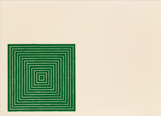 Frank Stella Lithograph, Island No. 10, from Benjamin Moore Series, 1971