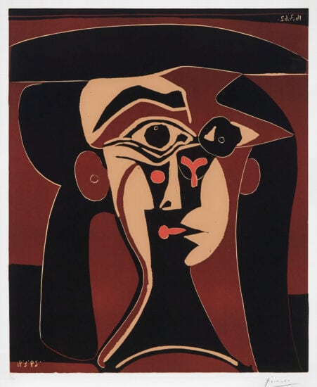 Pablo Picasso, Jacqueline Au Chapeau Noir (Jacqueline in Black Hat), 1962