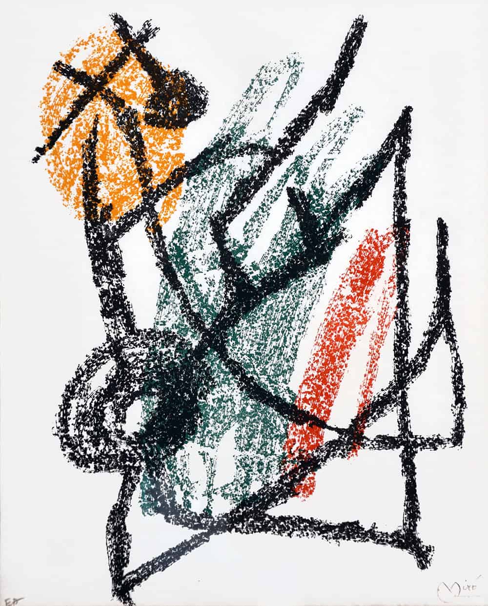 Joan Miró, Je Travaille Comme un Jardinier (I Work Like a Gardener), 1963