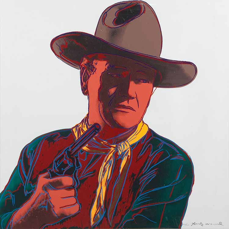 Andy Warhol John Wayne (1986)