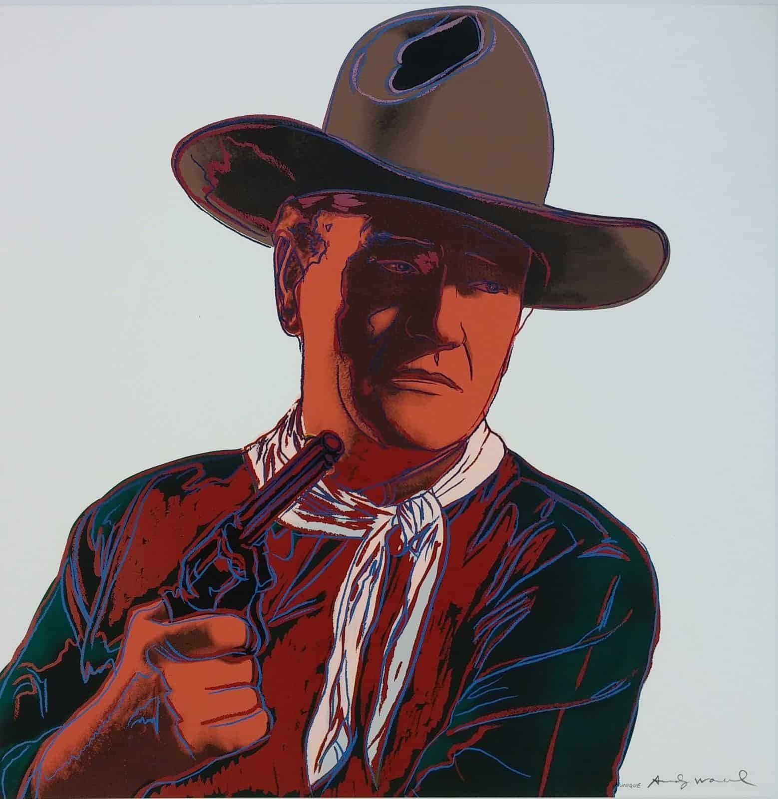Andy Warhol, John Wayne from the Cowboys and Indians ...