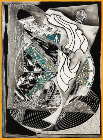 Frank Stella Etching, Jonah Historically Regarded from Moby Dick Engravings, 1991