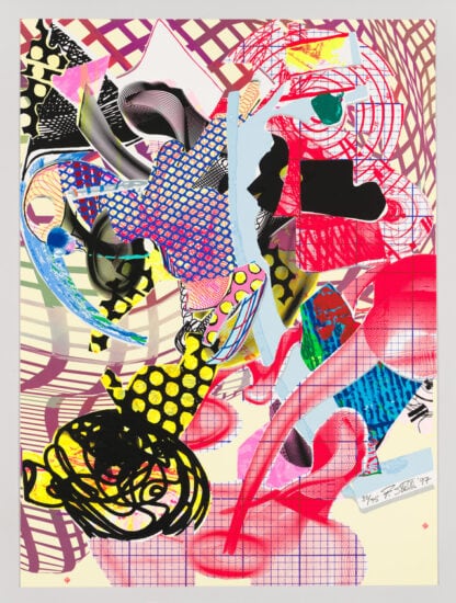Frank Stella Lithograph, Coxuria, from Imaginary Places Series, 1997