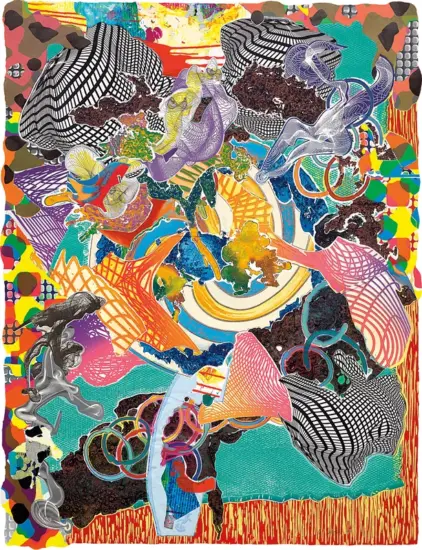 Frank Stella Relief, Juam, from Imaginary Places Series, 1997