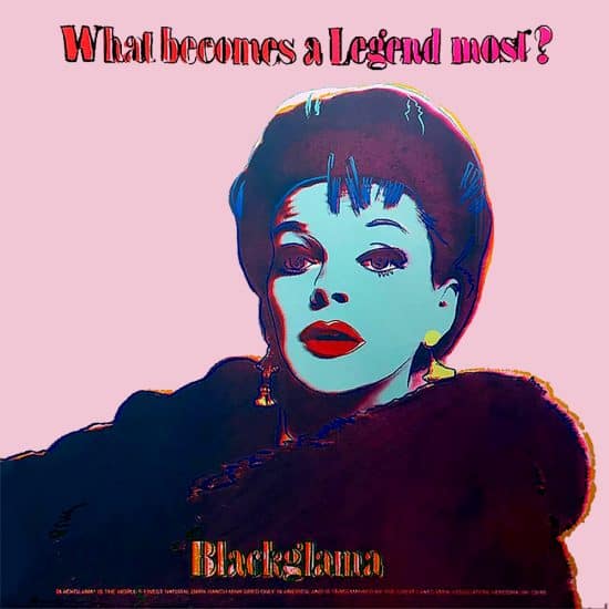 Andy Warhol Screen Print, Judy Garland, Blackglama, from the Ads Series, 1985 TP