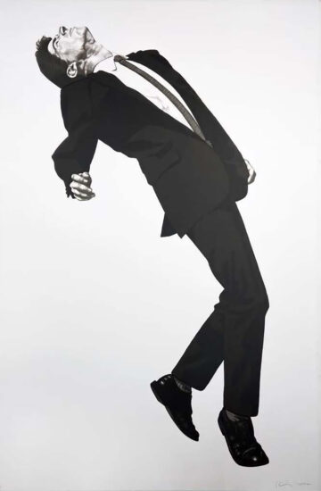 Robert Longo Lithograph, Jules from Men in the Cities, 2002