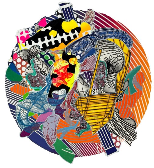 Frank Stella Mixed, Jundapur, from Imaginary Places Series, 1996