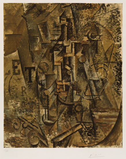 Pablo Picasso Lithograph, La Bouteille de Rhum (Bottle of Rum), c. 1965