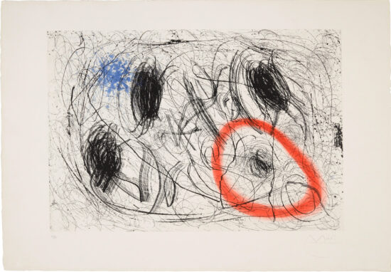 Joan Miró Etching and Aquatint, La Chevelure de Bérénice I (Berenice's Hair I), 1963