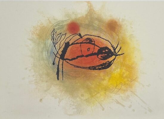 Joan Miró Etching and Aquatint, Le Hanneton (The Maybug), 1978