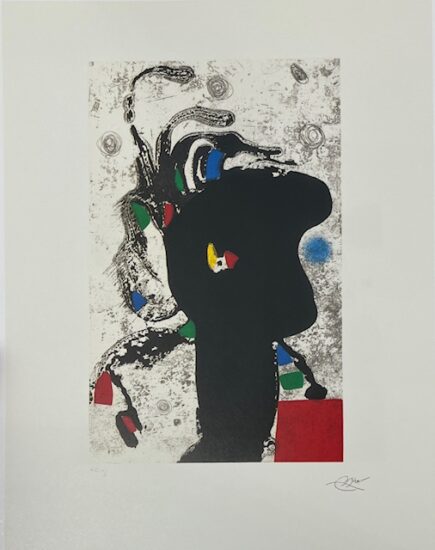 Joan Miró Aquatint, La Médusante (The Mesmerizer), from People of the Sea Series, 1981