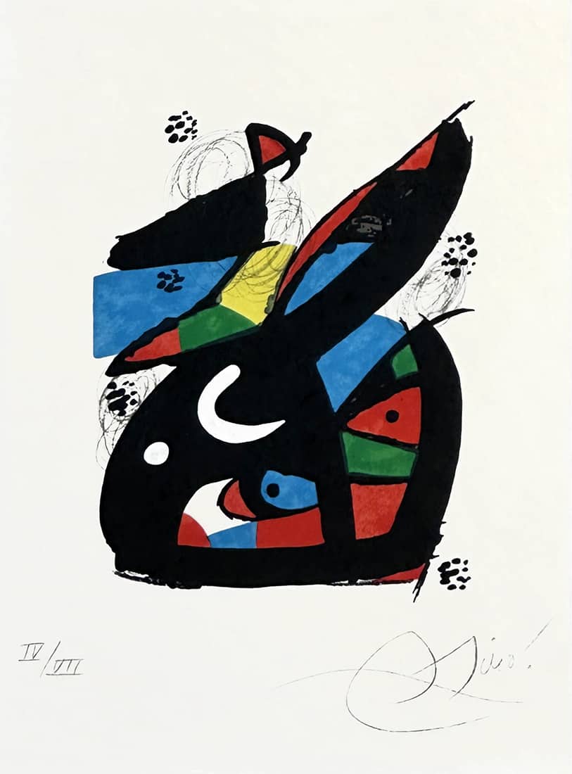 Joan Miró, La Melodie Acide #13 (The Acid Melody #13), 1980