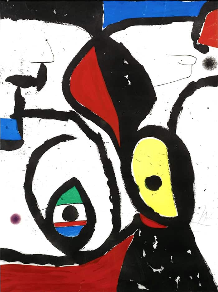 Joan Miró, La Pierre Philosophale (The Philosopher’s Stone), 1975