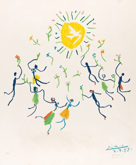 Pablo Picasso Lithograph, La Ronde de la Jeunesse (The Youth Circle), 196