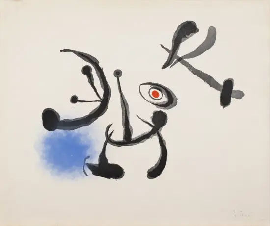 Joan Miró Aquatint, La Siesta (The Nap), 1962