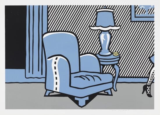 Roy Lichtenstein Woodcut, La Sortie (State), 1996