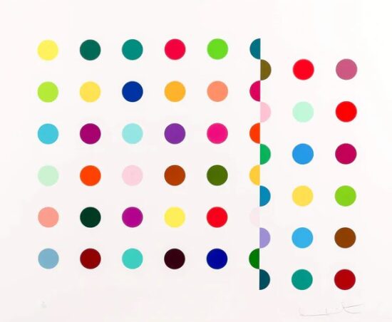 Damien Hirst Screen Print, Lactoylglutathione, 2011