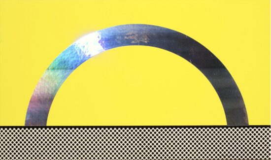 Roy Lichtenstein Screen Print, Landscape 7, 1967
