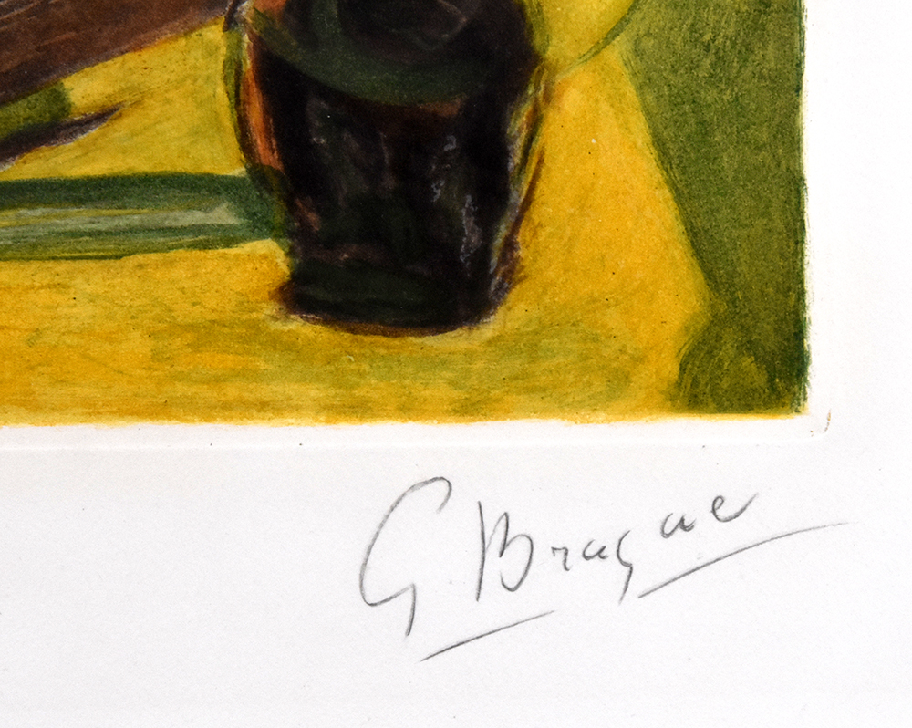 Georges Braque signature, L'Aquarium