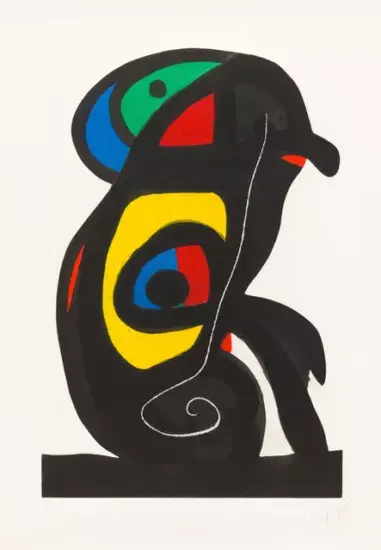 Joan Miró Aquatint, Le Brahmane (The Brahman), 1978