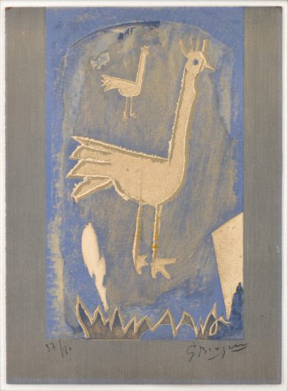 Georges Braque, Le coq, 1952