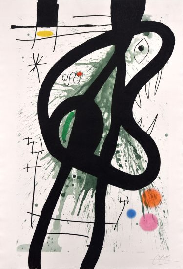 Joan Miró Aquatint, Le Grand Carnassier (The Large Carnivore) 1969