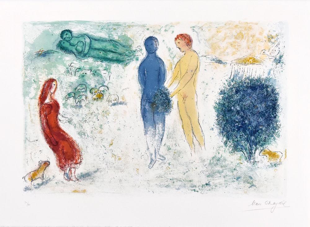 Marc Chagall, Le Jugement de Chloé (Chloe's Judgement), from 