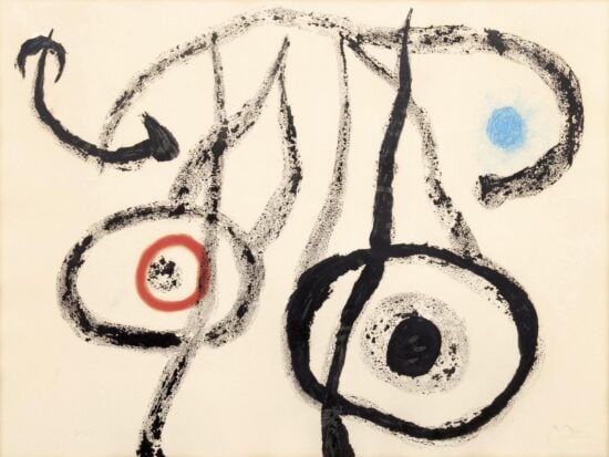 Joan Miró Aquatint, Le Porteur D'Eau IV (The Water Bearer IV), 1962