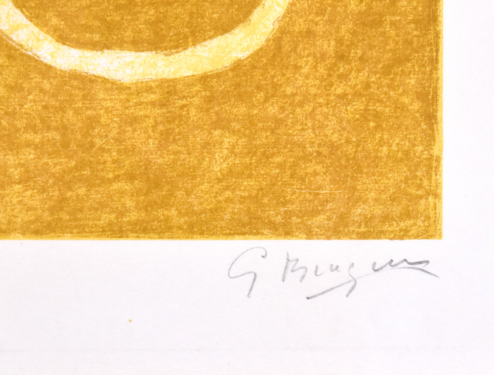 Georges Braque signature, Le Signe (The Sign), 1954
