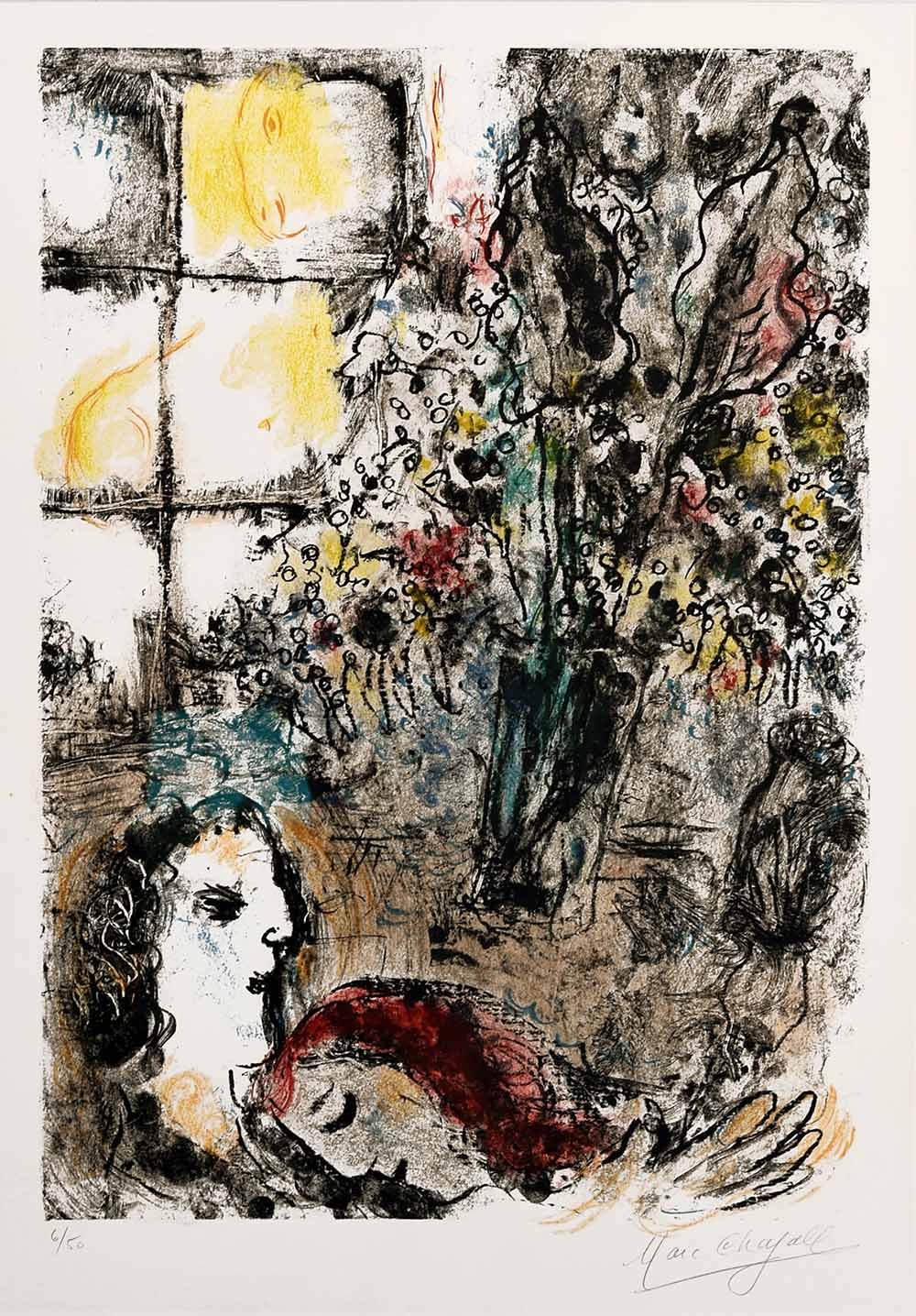 Marc Chagall Lithographe III 1974 Mourlot Original Lithograph Art 