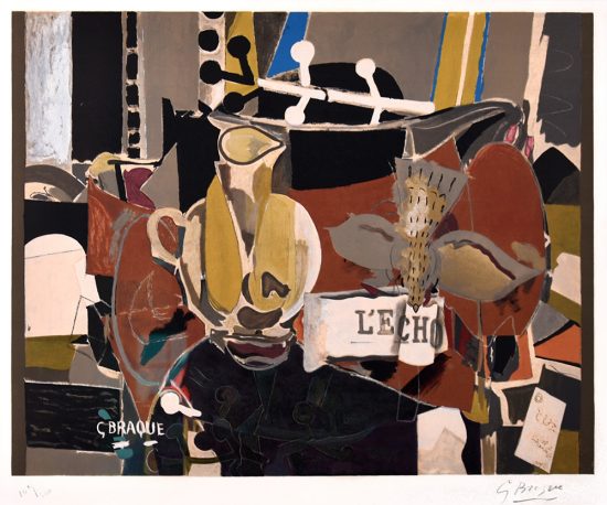 Georges Braque Lithograph, L’Echo (The Echo), 1960