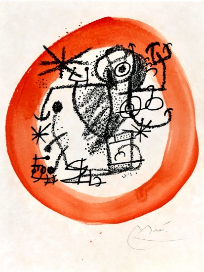 Joan Miró Lithograph, Les Essències de la Terra (The Essences of the Land), 1968