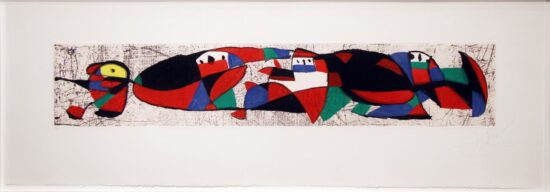 Joan Miró Etching and Aquatint, Les Troglodytes I (The Troglodytes I), 1978