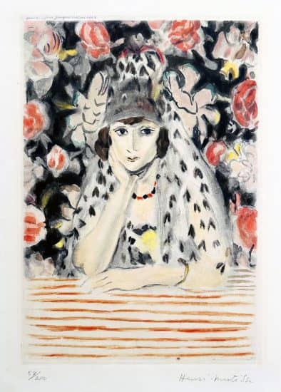 Henri Matisse Aquatint, L'Espagnole (The Spaniard), 1928