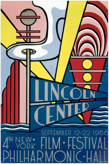 Roy Lichtenstein Screen Print, Lincoln Center Poster, 1966