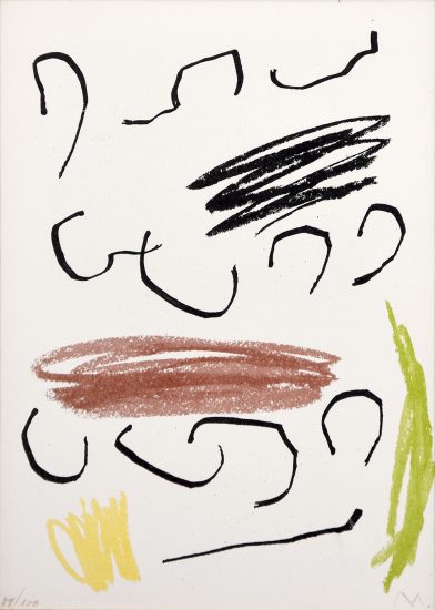 Joan Miró Lithograph, Lithograph VII from Miró, Obra Inedita Recent, 1964