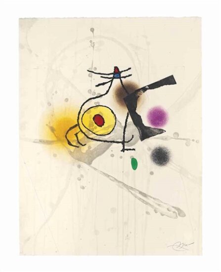 Joan Miró Etching and Aquatint, Lliure (Free), 1987