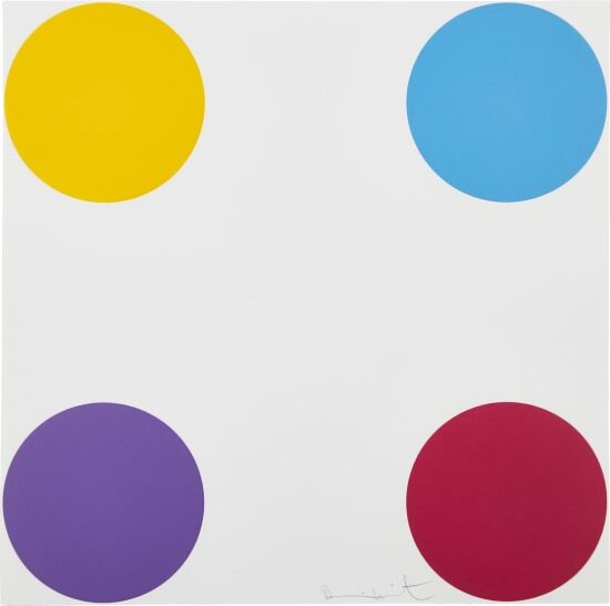 Damien Hirst Woodcut, Maltohexaose, 2011