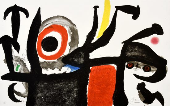 Joan Miró Aquatint, Manoletina, 1969