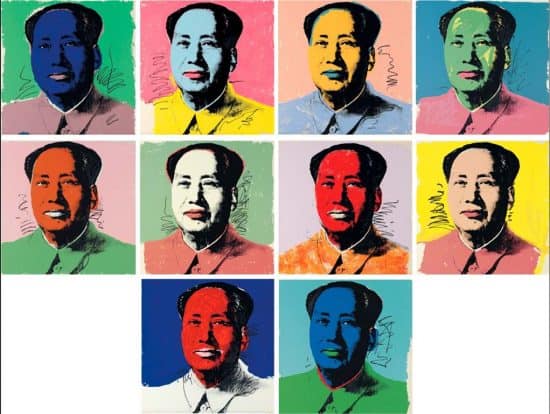 Andy Warhol Screen Print, Mao Portfolio, 1972