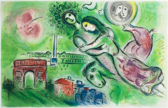 chagall_romeo and Juliette_1964__litho