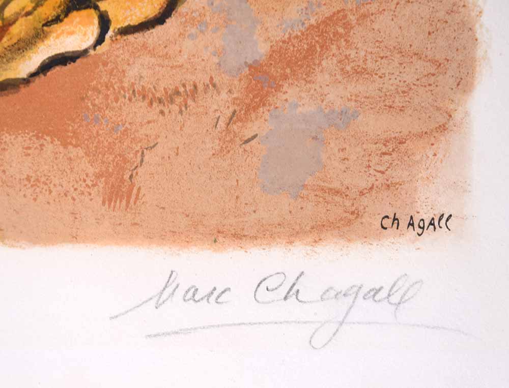 Marc Chagall signature, Maternité (Maternity), 1954