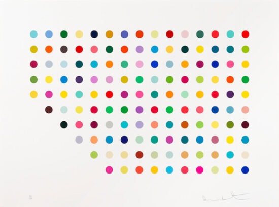 Damien Hirst Screen Print, Meprobamate, 2011