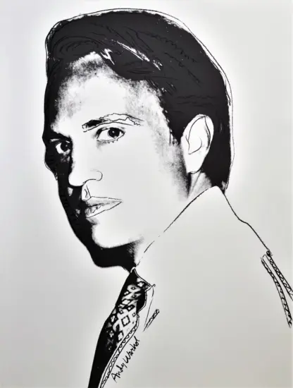 Andy Warhol Screen Print, Carter Burden, 1977