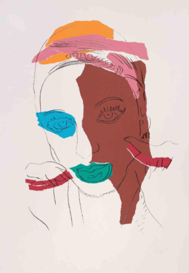 Andy Warhol Screen Print, Ladies and Gentlemen, 1975