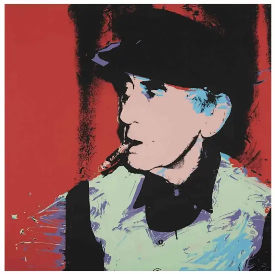 Andy Warhol Screen Print, Man Ray, 1974