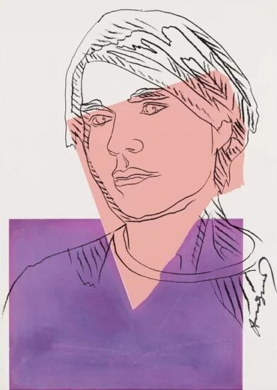 Andy Warhol Screen Print, Self-Portrait, 1978