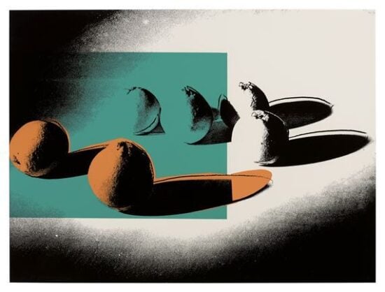 Andy Warhol Screen Print, Space Fruit: Oranges, 1978