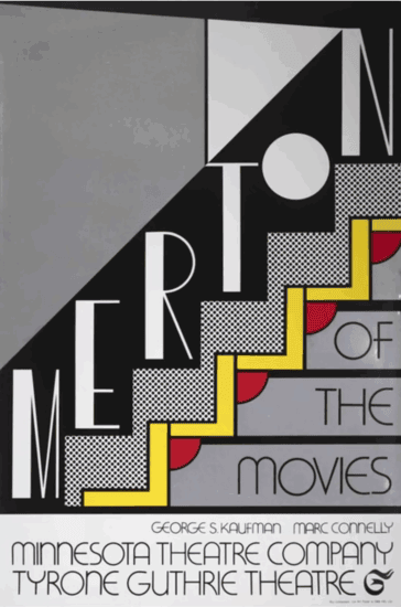 Roy Lichtenstein Screen Print, Merton of the Movies, 1968